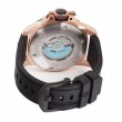 Alexandre Christie AC 6295 Rosegold Black Automatic MARBRBA